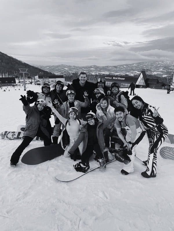 Black Duck Ventures team on a ski trip in Niseko, Japan